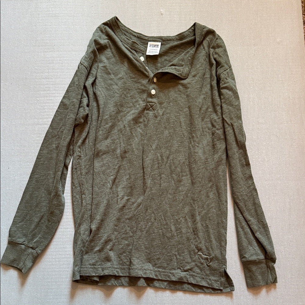 PINK Victoria's Secret Henley Top